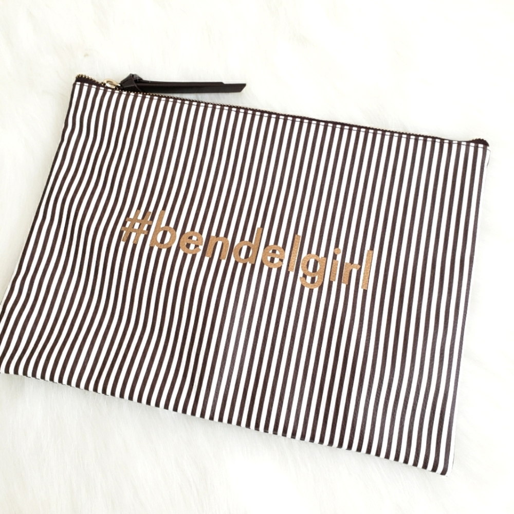 Henri Bendel Striped Pouch